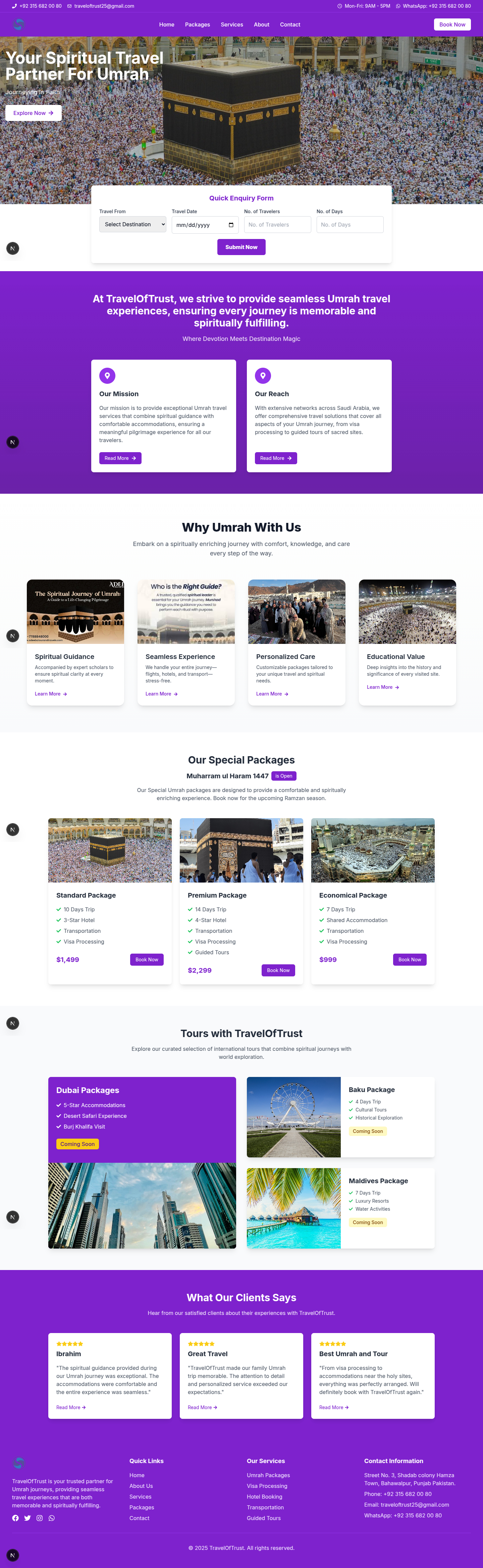 TravelOfTrust App